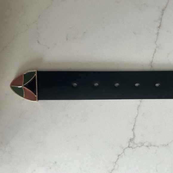 Jessica Simpson Women’s Belt Size Large Color: Black Mosaic NEW! - Picture 4 of 6